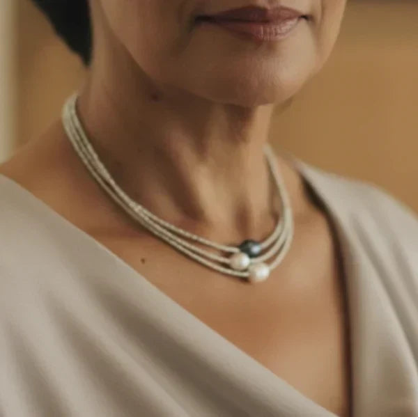 Collana di perle naturali
