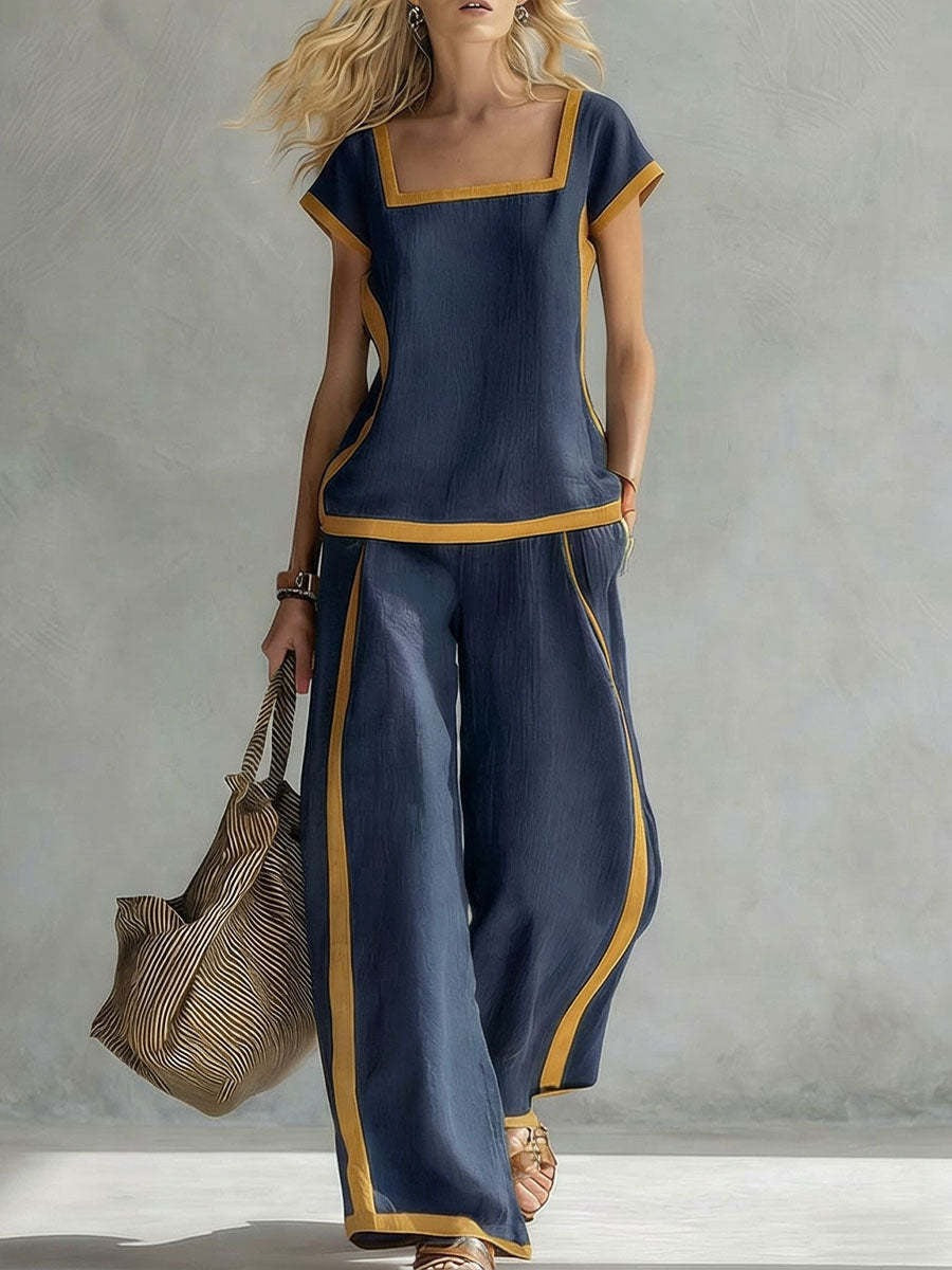 SERENA | COMPLETO IN LINO ELEGANTE DUE PEZZI