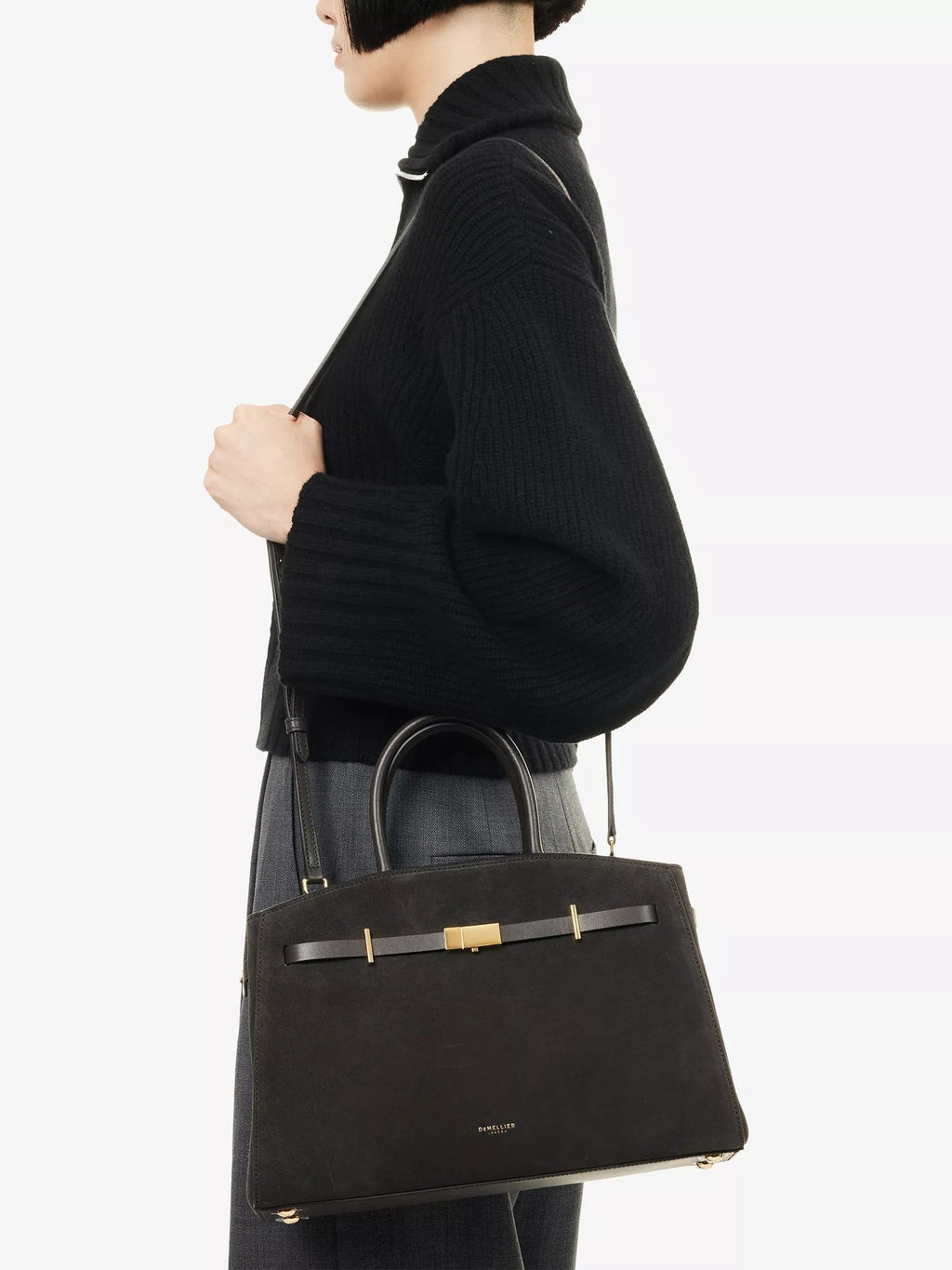 Amélisse - borsa in pelle midi elegante
