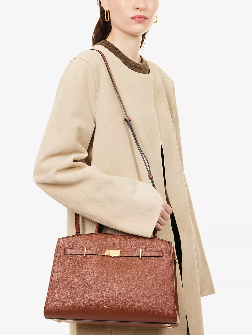 Amélisse - borsa in pelle midi elegante
