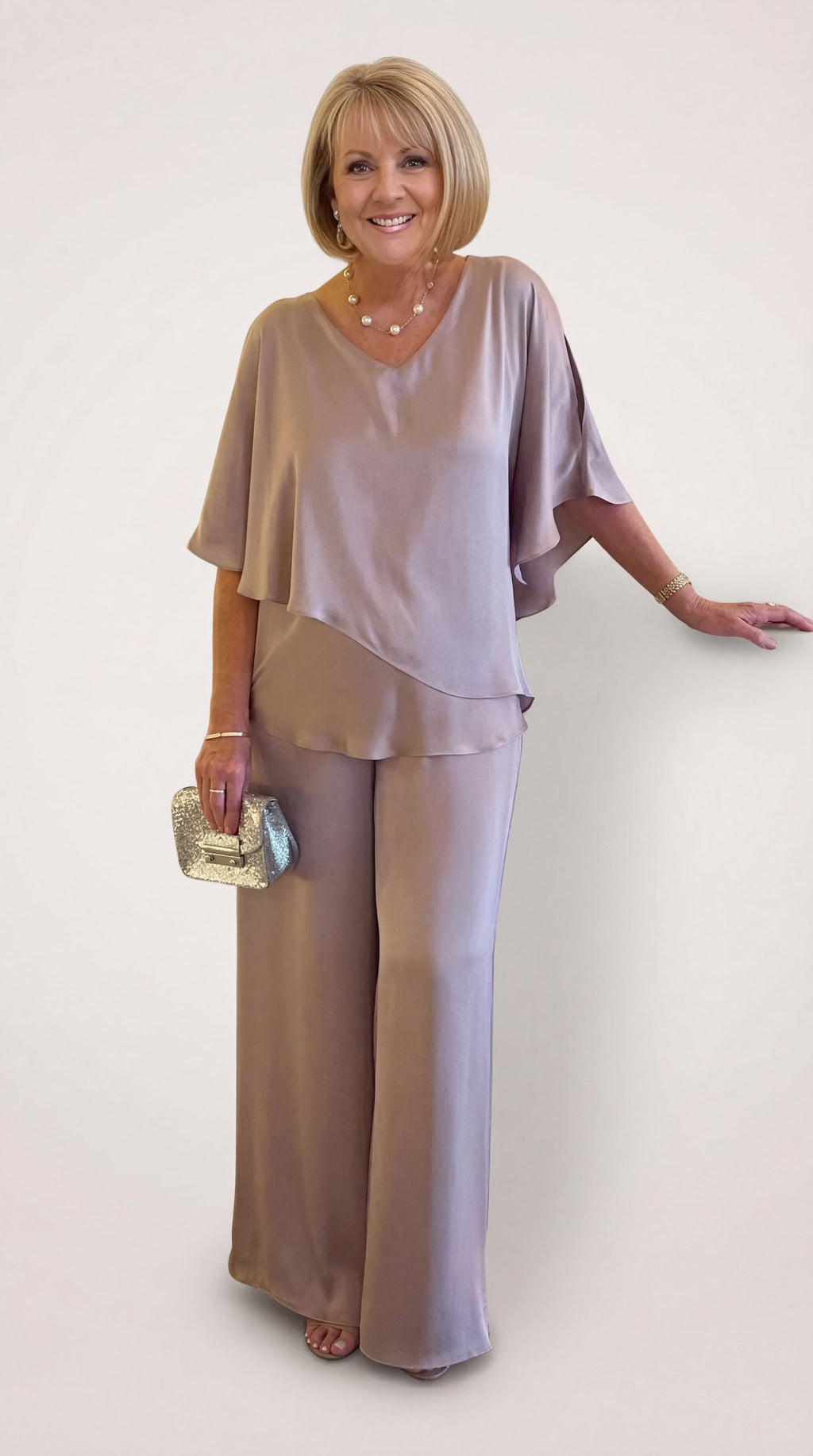 Martha | Completo due pezzi con pantaloni a gamba larga