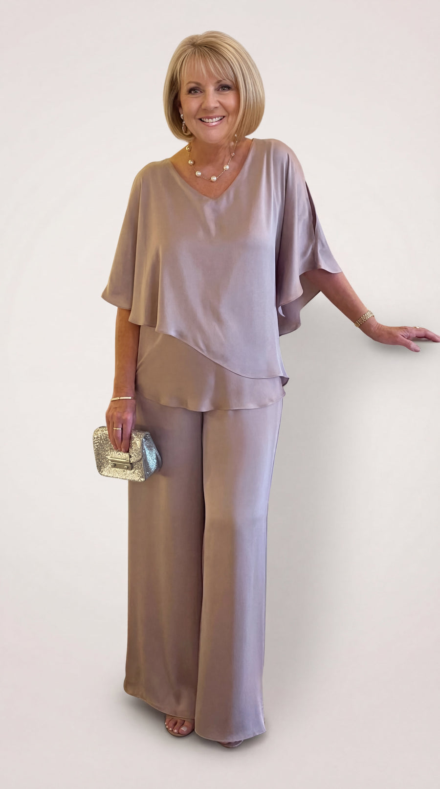 Martha | Completo due pezzi con pantaloni a gamba larga