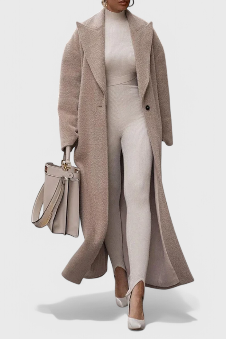 Chloe | Cappotto elegante strutturato a tutta lunghezza