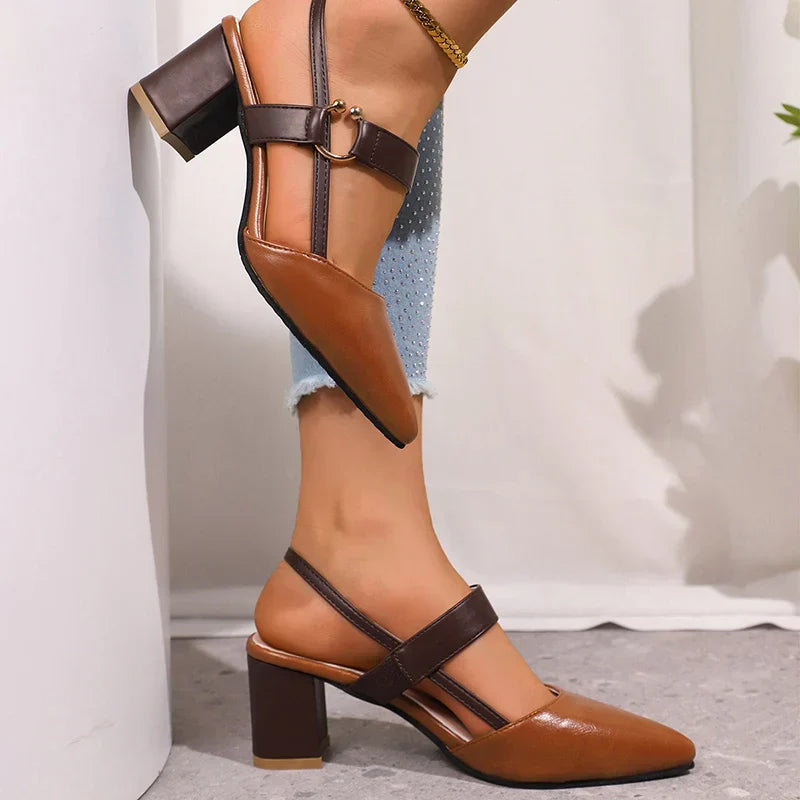 Decolleté Mirella con anello