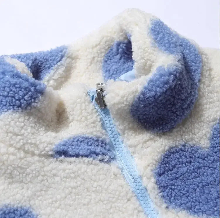Dianne™ | Giacca reversibile con stampa a cuori e design confortevole