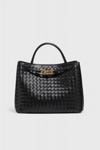Borsa a tracolla intrecciata Indigo