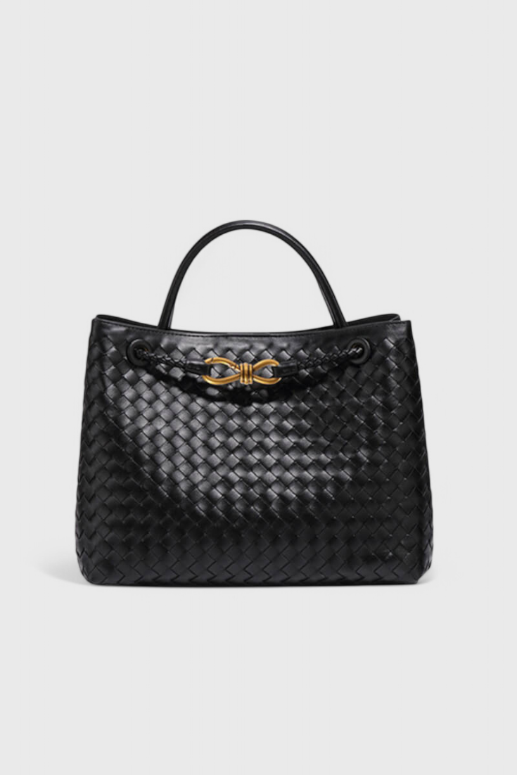 Borsa a tracolla intrecciata Indigo
