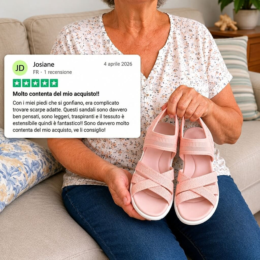 ErgoLina™ - Comodi sandali ortopedici da donna