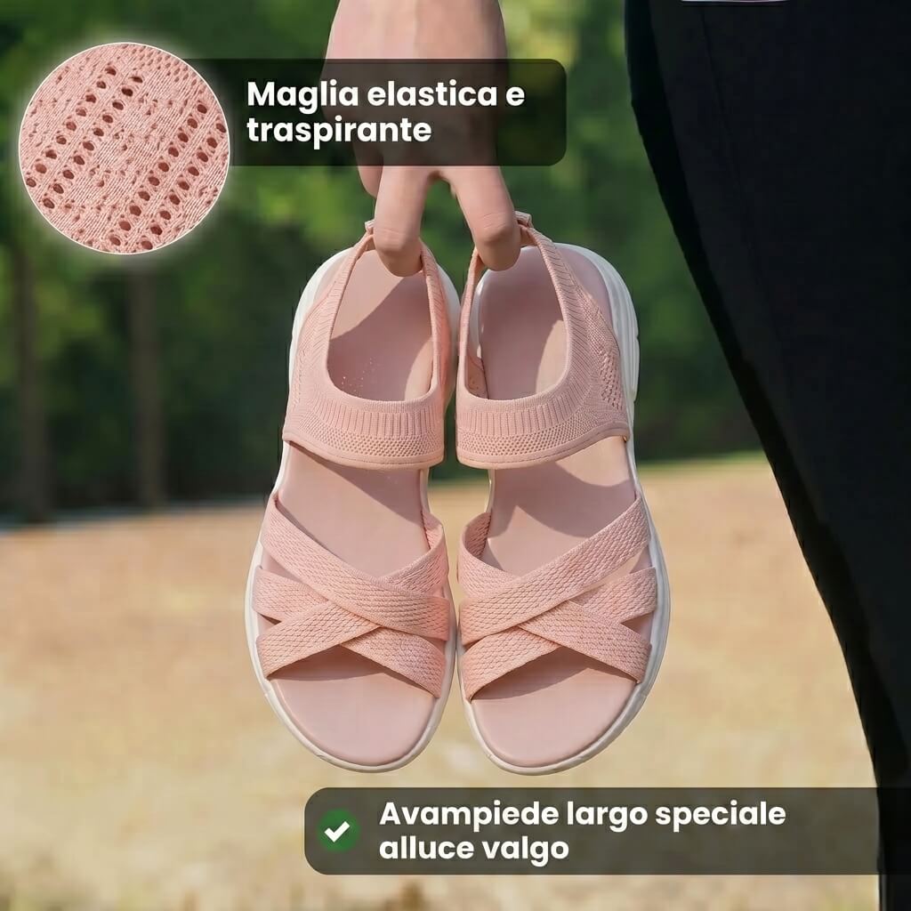 ErgoLina™ - Comodi sandali ortopedici da donna