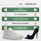SCARPE ELEVATE BIANCHE CON STILE