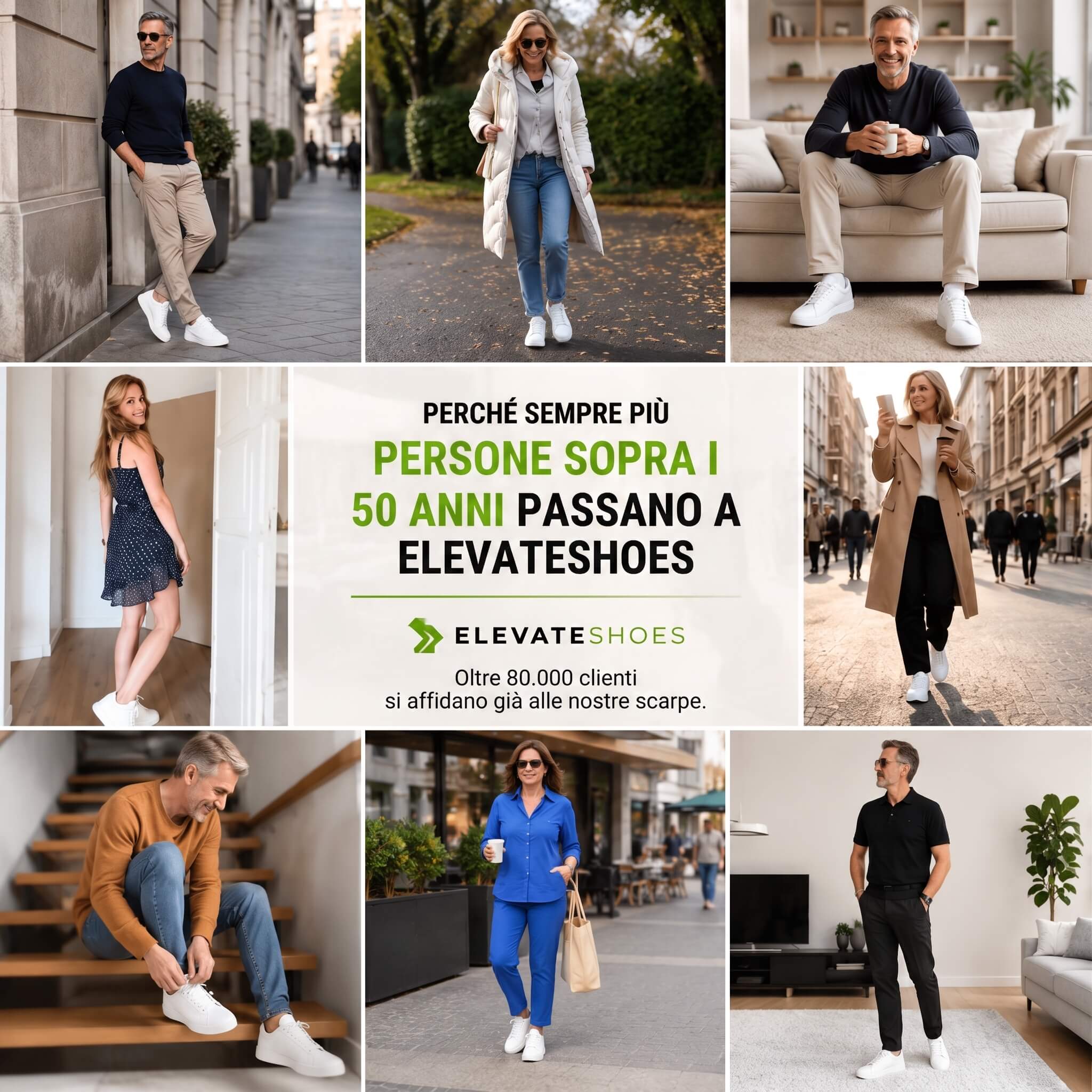 SCARPE DA GINNASTICA LUVOR BIANCHE ELEGANTI E VITALI
