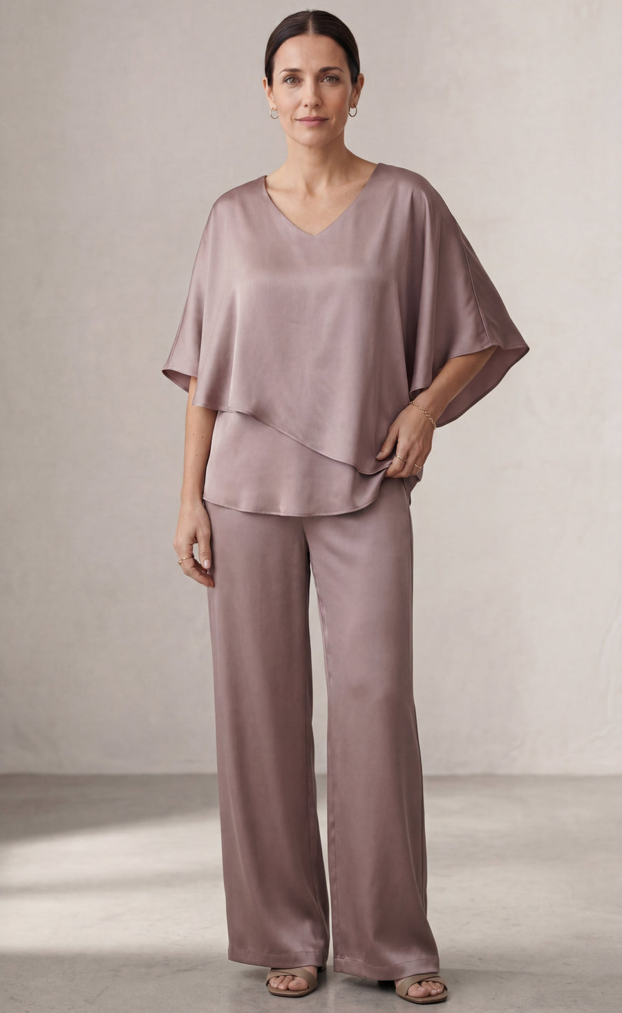 Martha | Completo due pezzi con pantaloni a gamba larga
