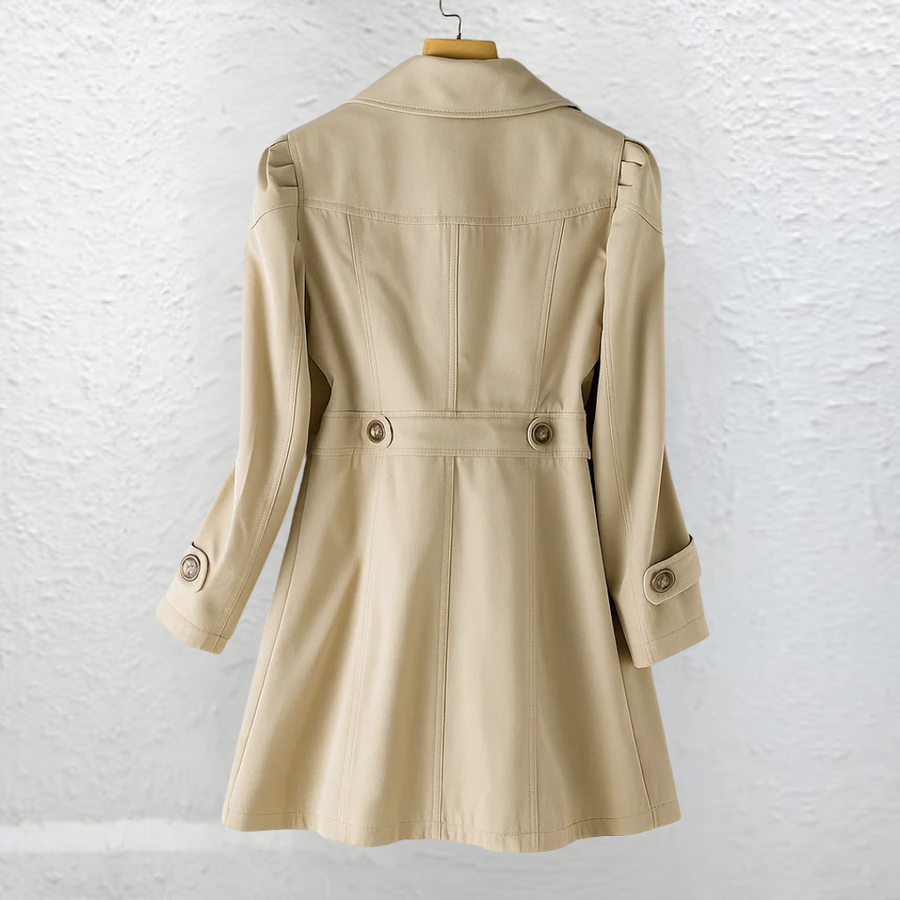 Inés™ | Cappotto Vintage Elegante con Bottoni