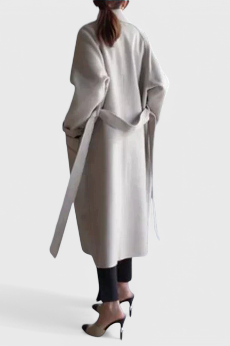 Clara™  | Cappotto Lungo in Misto Lana