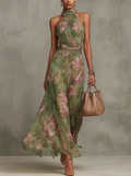 Sophie | Elegante vestito estivo a stampa floreale.