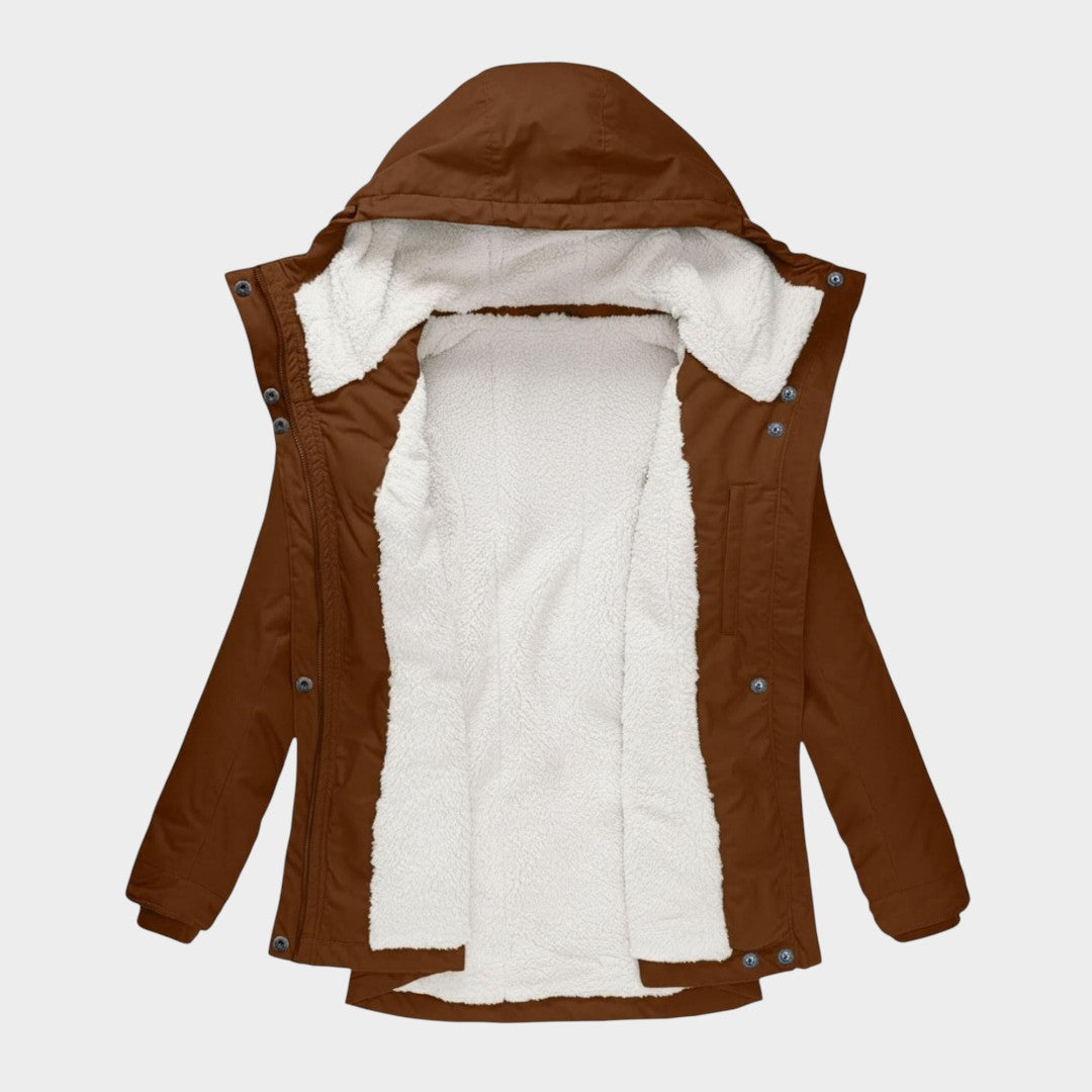 Anna™ | Giacca lunga autunnale in pile