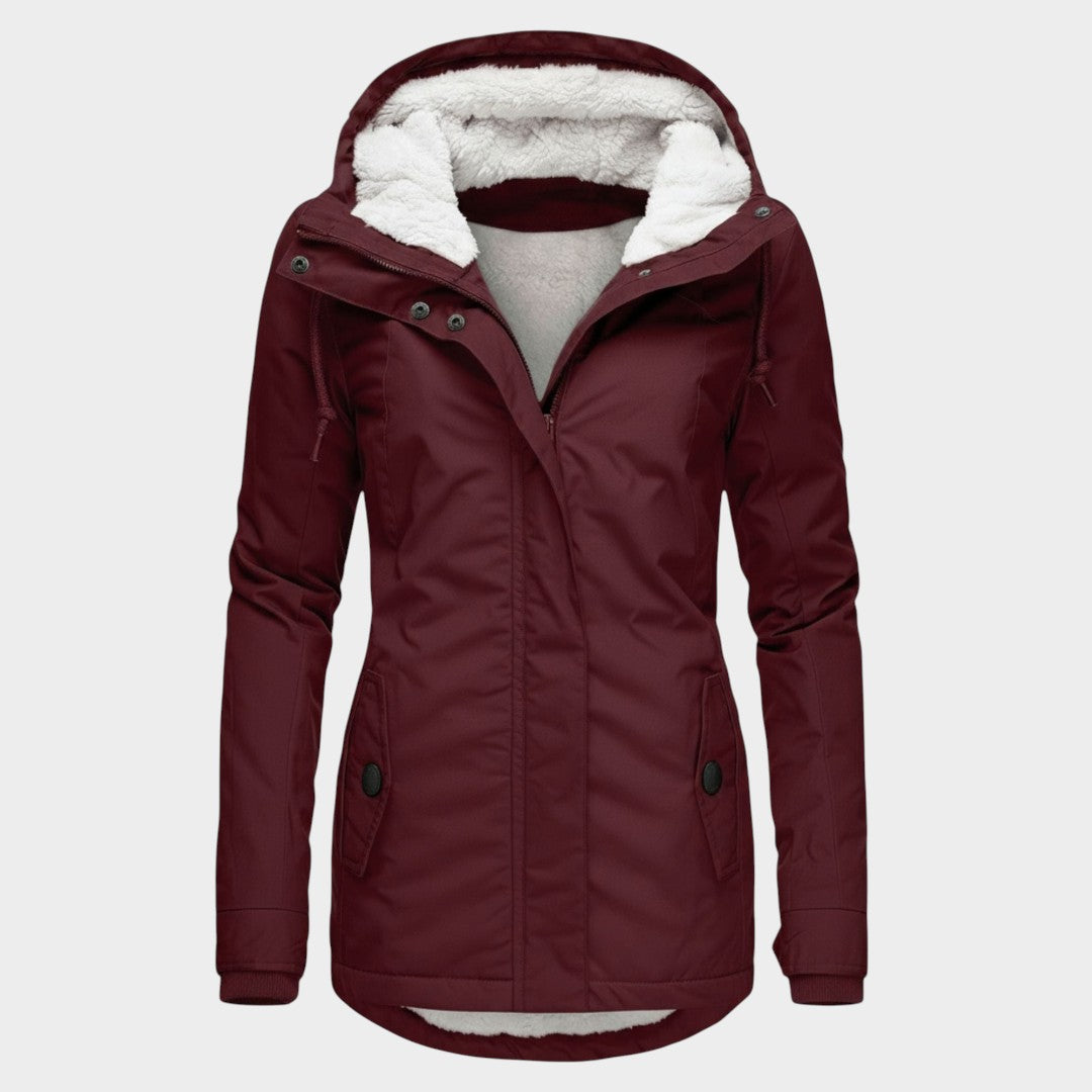 Anna™ | Giacca lunga autunnale in pile