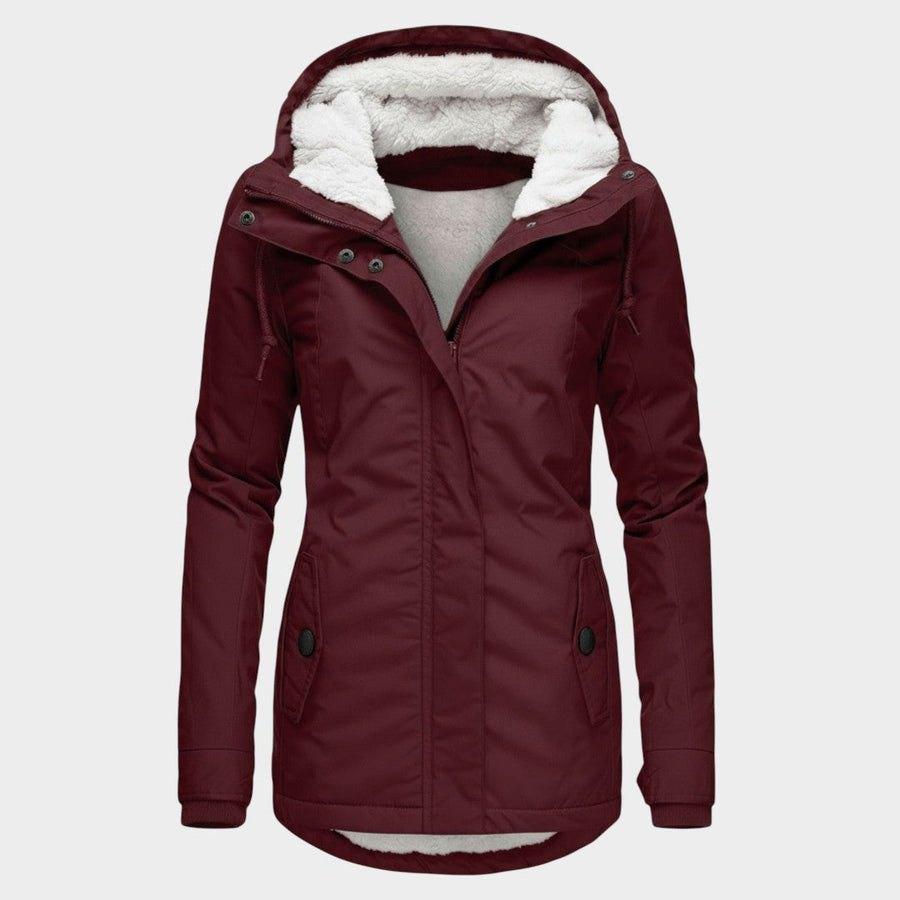 Anna™ | Giacca lunga autunnale in pile