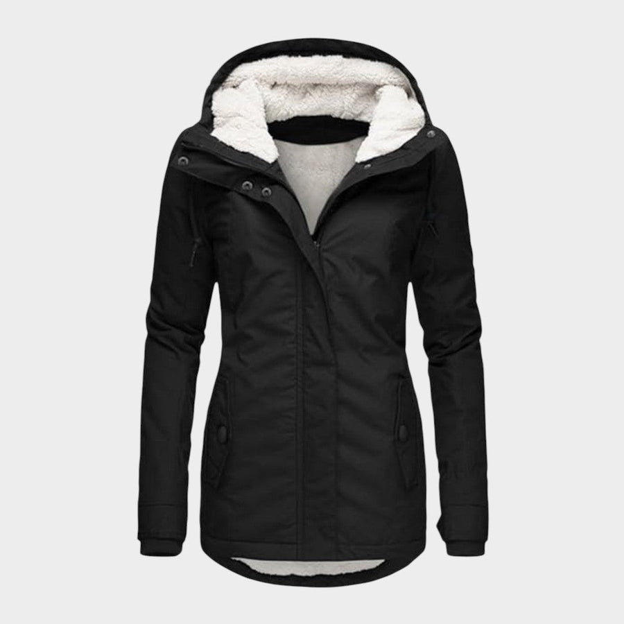 Anna™ | Giacca lunga autunnale in pile