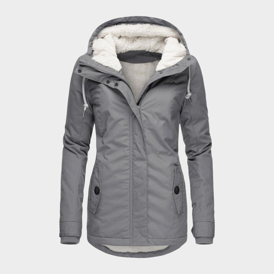 Anna™ | Giacca lunga autunnale in pile