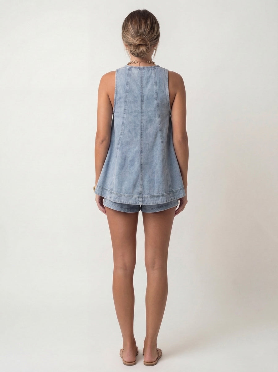 Francesca - Completo Denim Due Pezzi