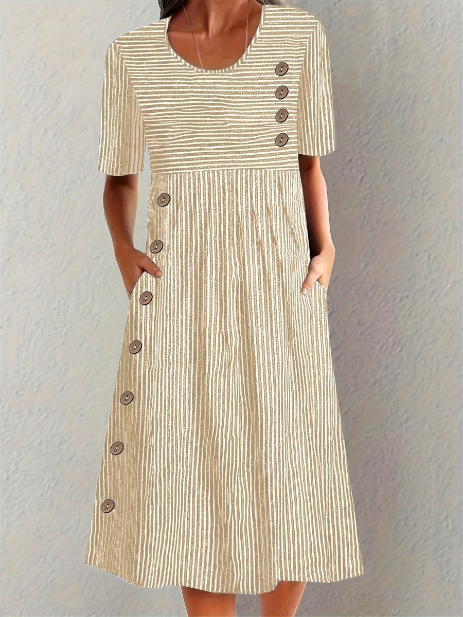 Belle | Vestido de Verano a Rayas - LUVOR