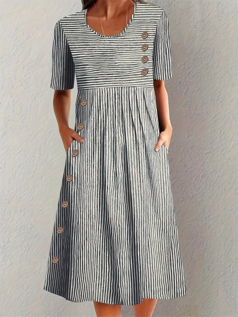 Belle | Vestido de Verano a Rayas - LUVOR