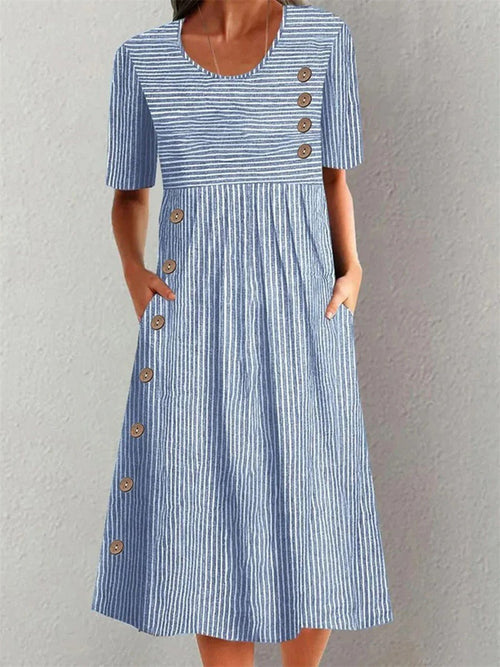 Belle | Vestido de Verano a Rayas - LUVOR