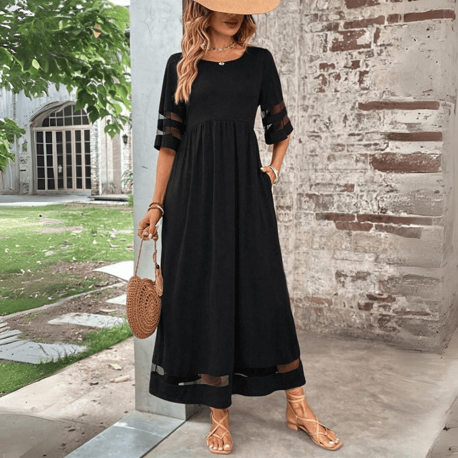 Beth | Vestido Midi Moldeador de Silueta - LUVOR