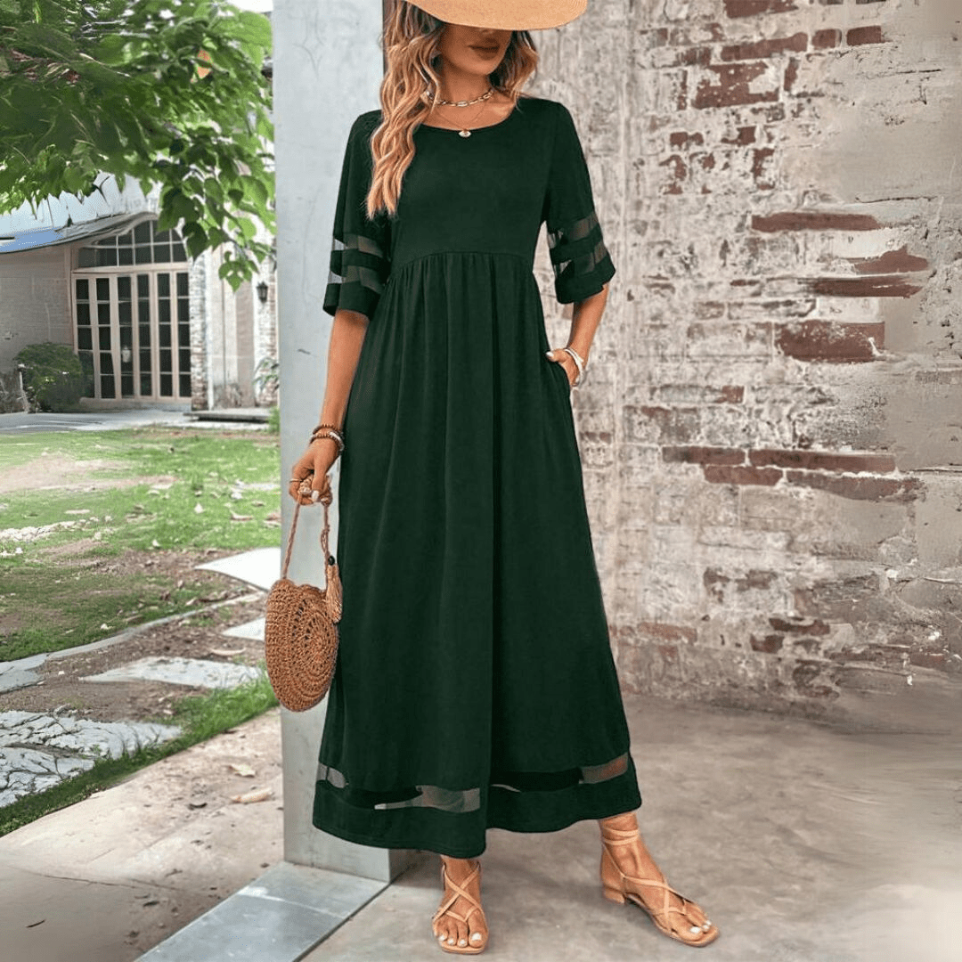 Beth | Vestido Midi Moldeador de Silueta - LUVOR