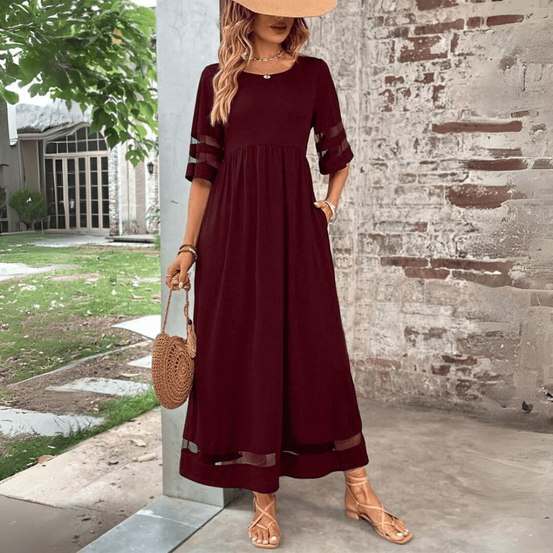 Beth | Vestido Midi Moldeador de Silueta - LUVOR