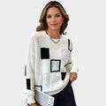 Alica™ | Maglione con motivo geometrico