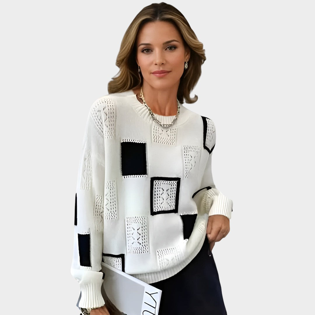 Alica™ | Maglione con motivo geometrico