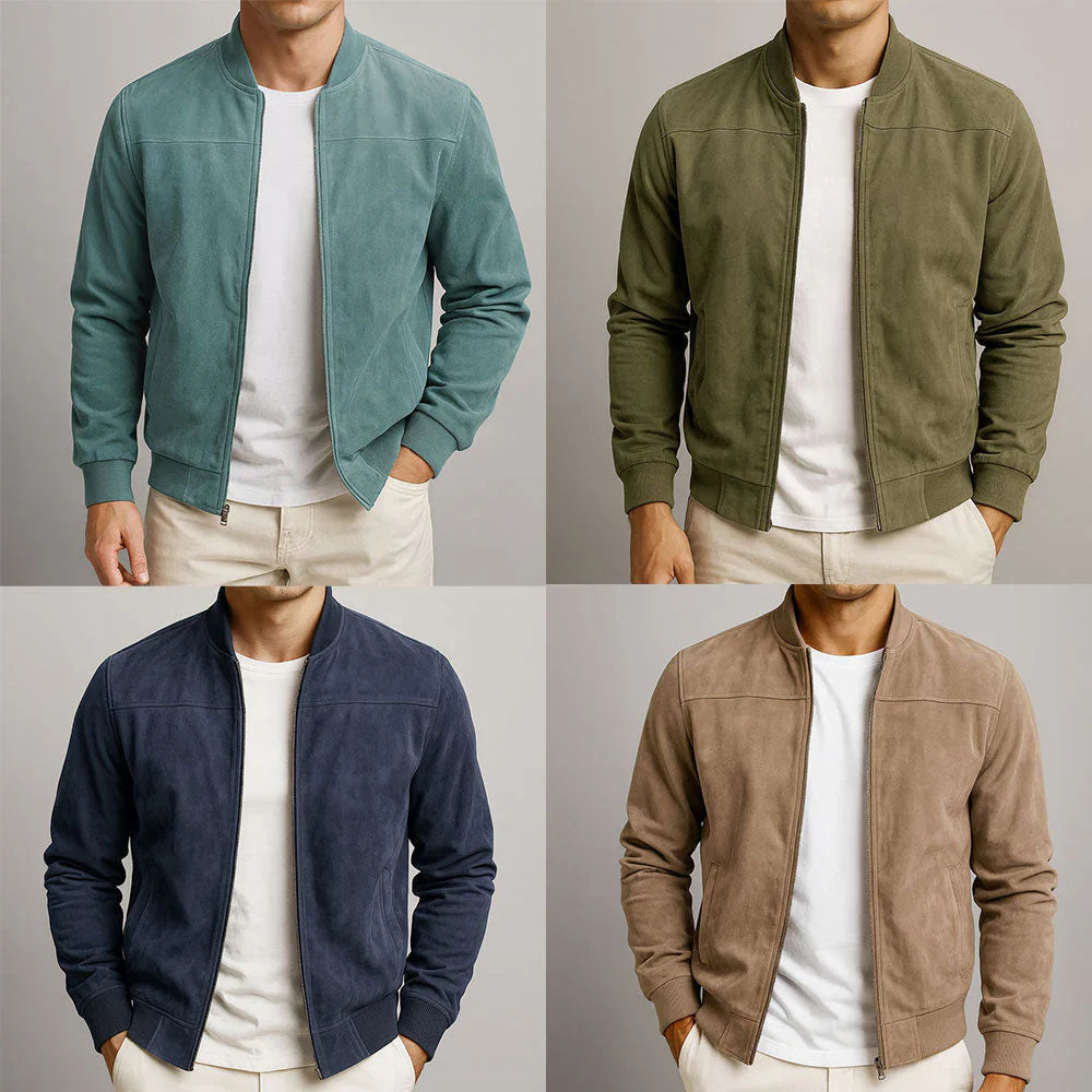Riviera — Bomber in Suede