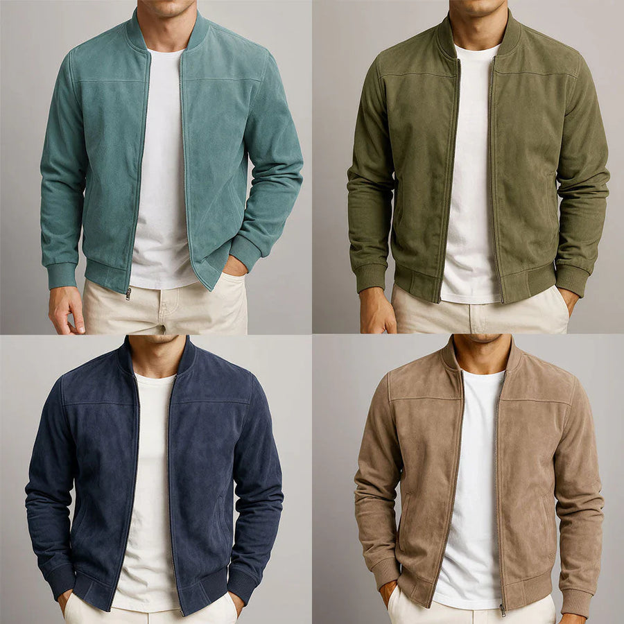 Riviera — Bomber in Suede