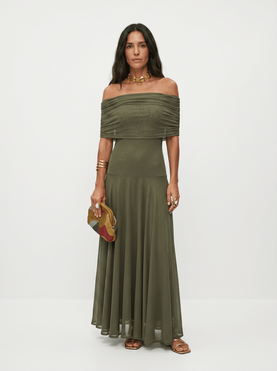 Carla | Vestido maxi elegante y sencillo - LUVOR