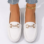 Chiara Bianca | El Mocasín blanco que las mujeres italianas adoran - LUVOR