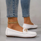 Chiara Bianca | El Mocasín blanco que las mujeres italianas adoran - LUVOR