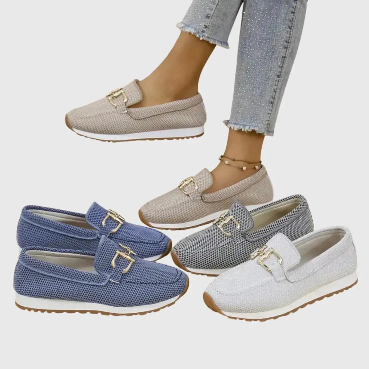 Chiara | Zapatillas deportivas tipo mocasín. - LUVOR