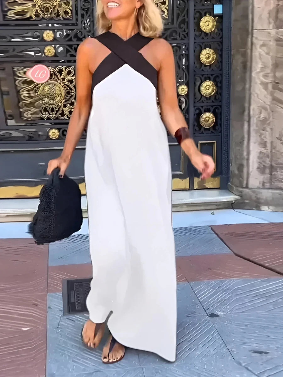 DELFINA | VESTIDO DE CORTE CRUZADO - LUVOR