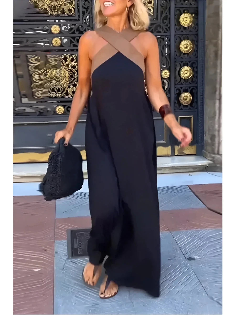 DELFINA | VESTIDO DE CORTE CRUZADO - LUVOR