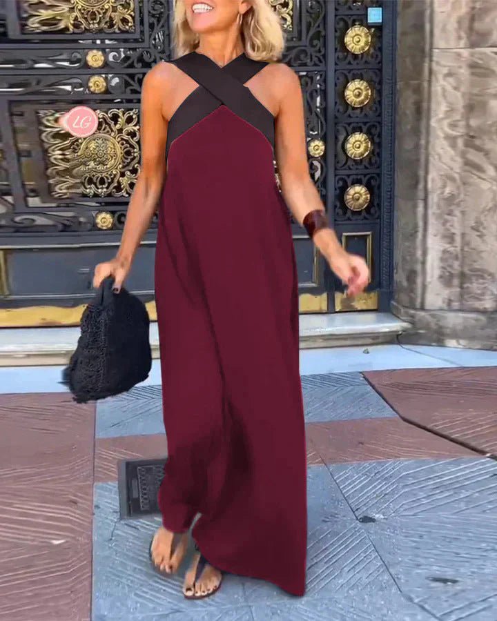 DELFINA | VESTIDO DE CORTE CRUZADO - LUVOR