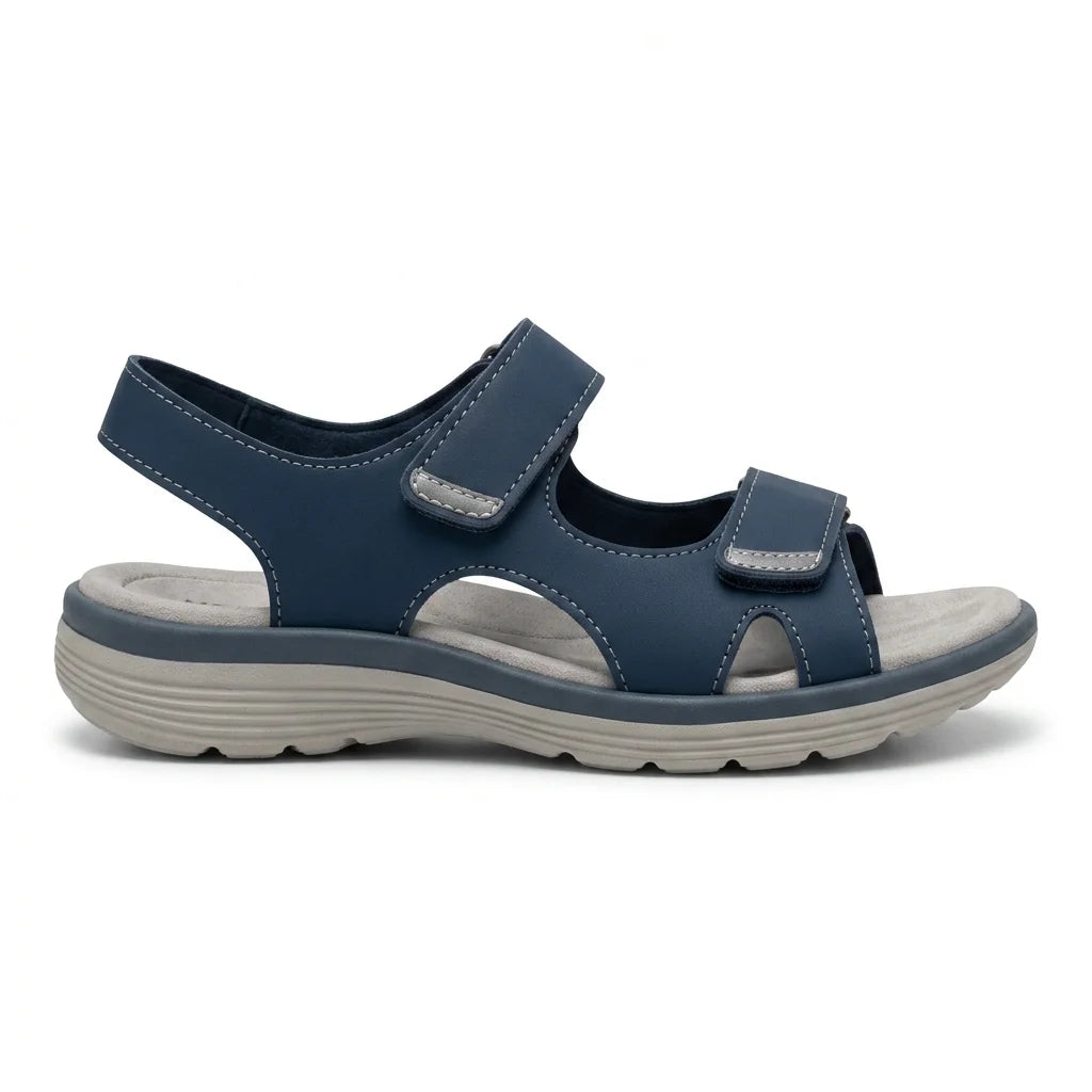Sophie - Sandalias Comfort Ajustables, producto sobre fondo blanco