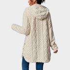 C&G™ | Cardigan Imbottito con Cappuccio