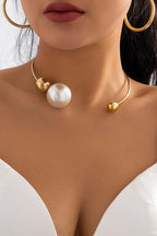Collane di perle in metallo