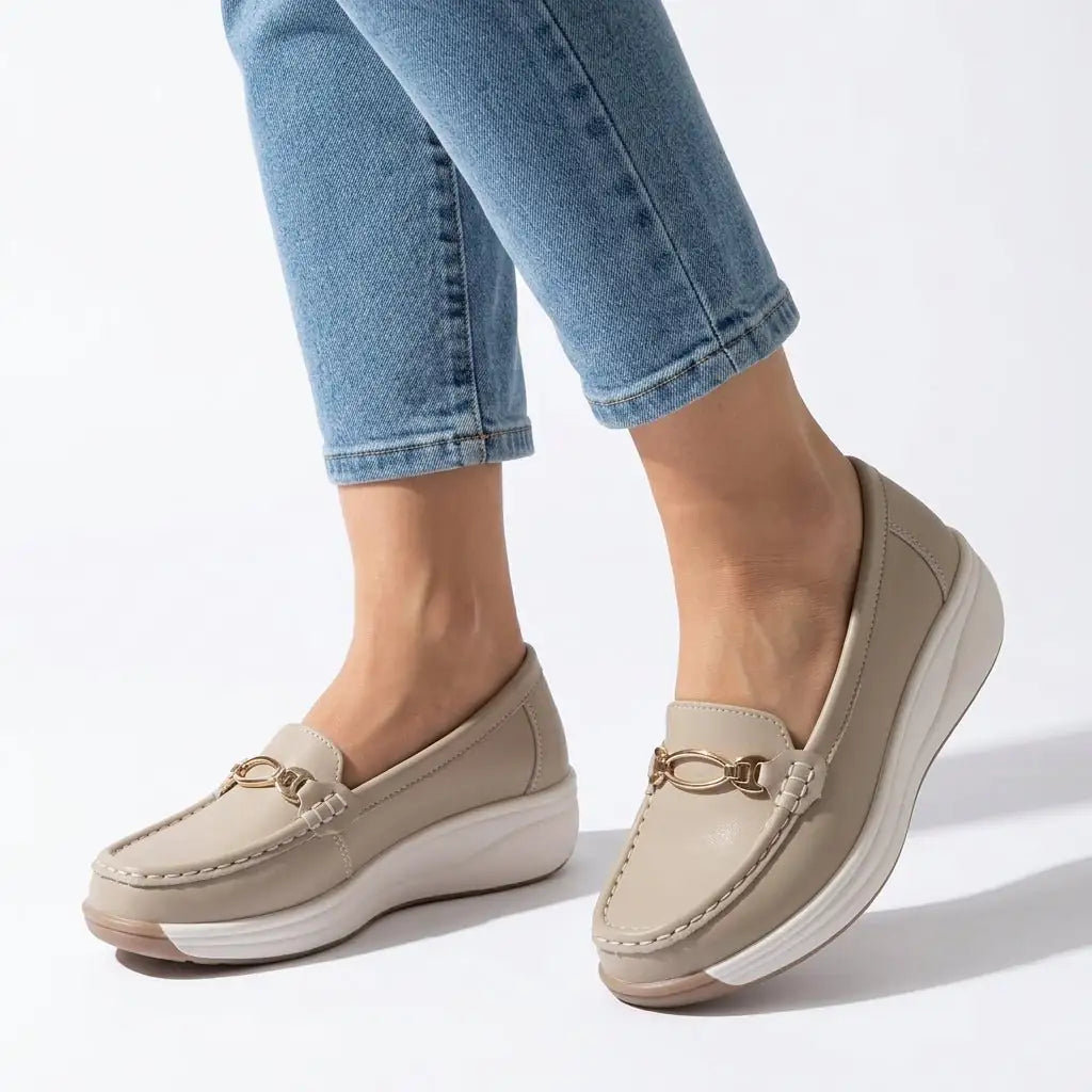 Francesca | Zapatillas Deportivas Tipo Mocasín. - LUVOR