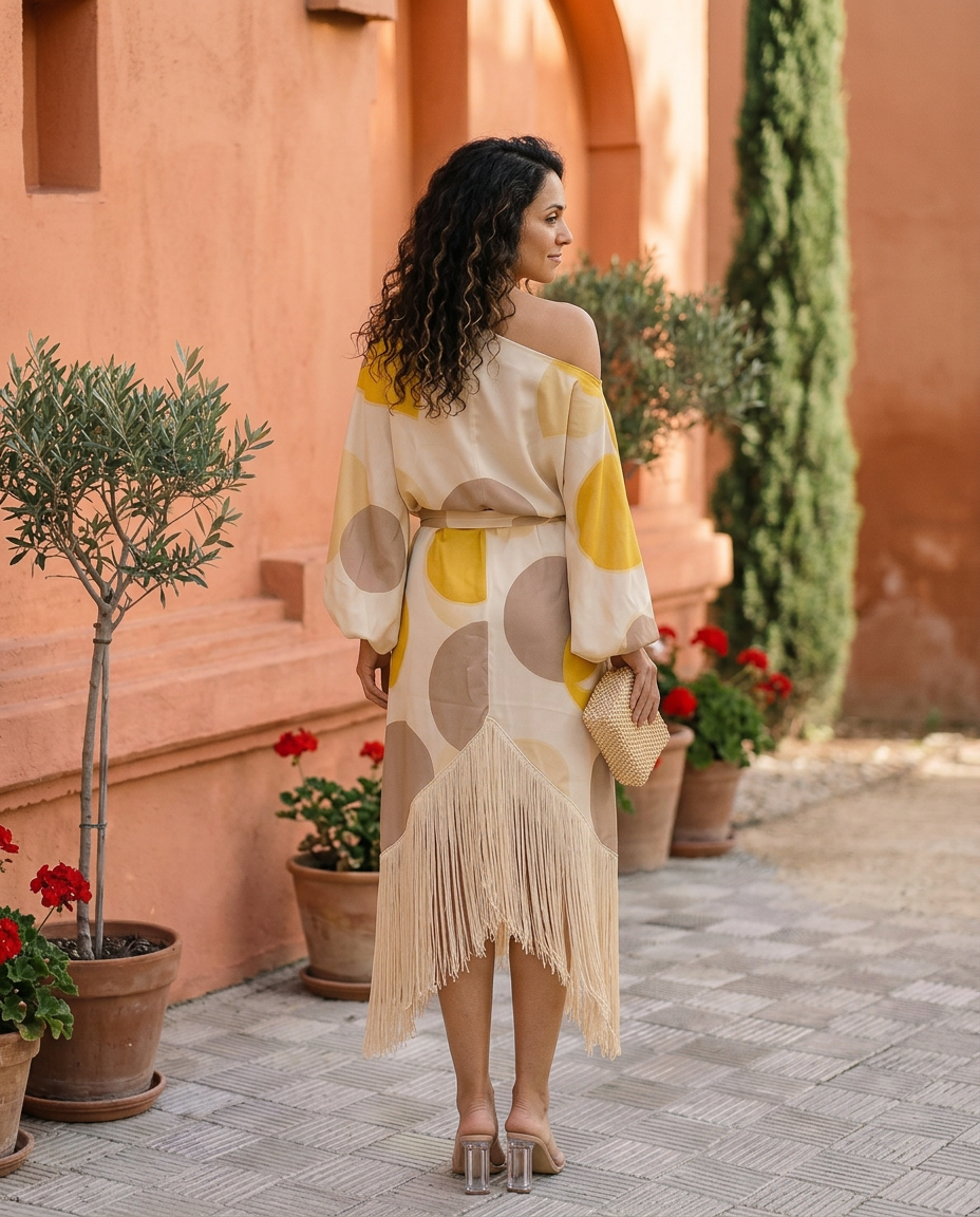 Daniela | Completo due pezzi con frange