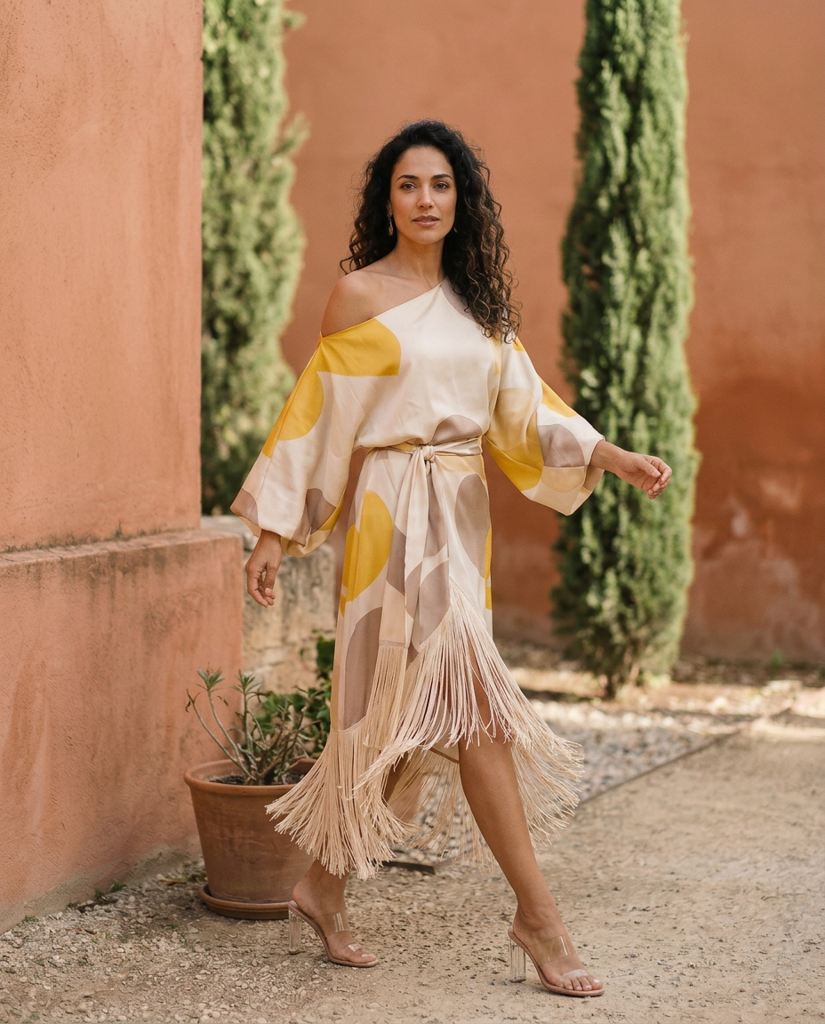 Daniela | Completo due pezzi con frange