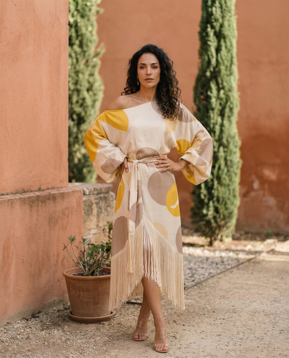 Daniela | Completo due pezzi con frange
