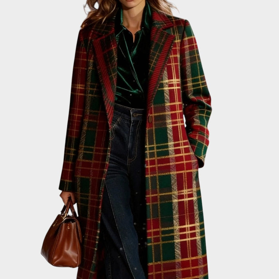 Clara™ | Cappotto classico a quadri